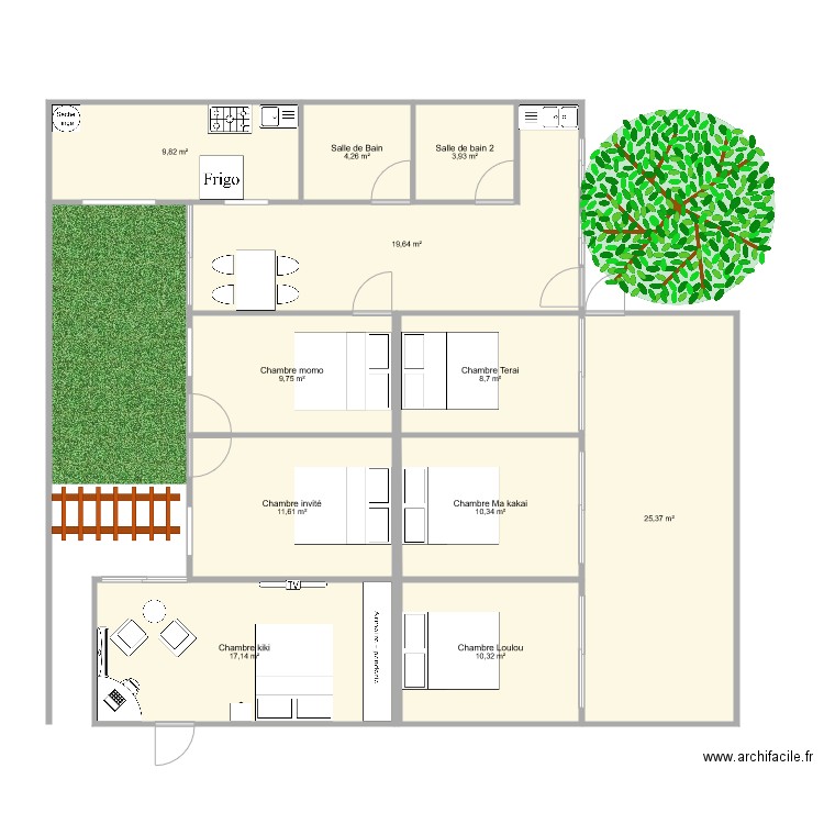 Punavai. Plan de 0 pièce et 0 m2