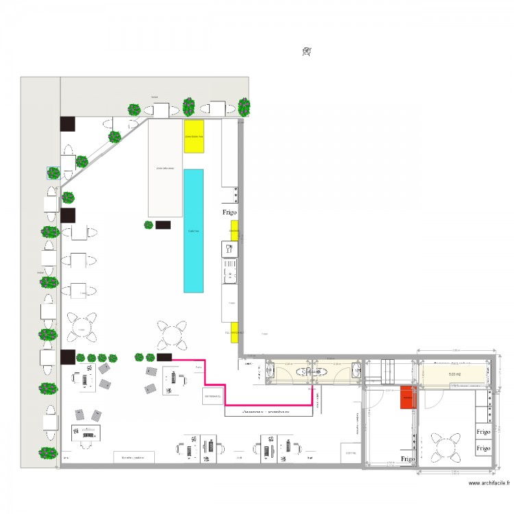 CAFE FREI. Plan de 0 pièce et 0 m2