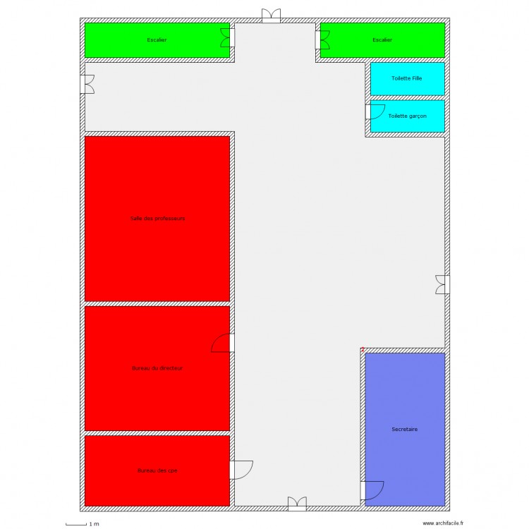 Projet ecole RDC2. Plan de 0 pièce et 0 m2