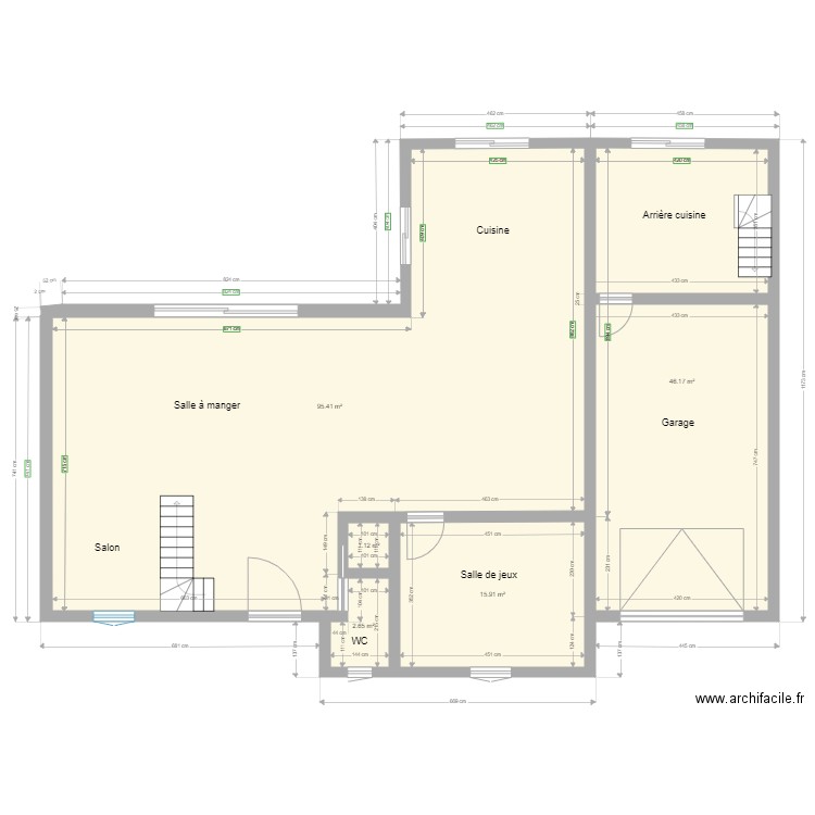 Maison Veillé. Plan de 0 pièce et 0 m2