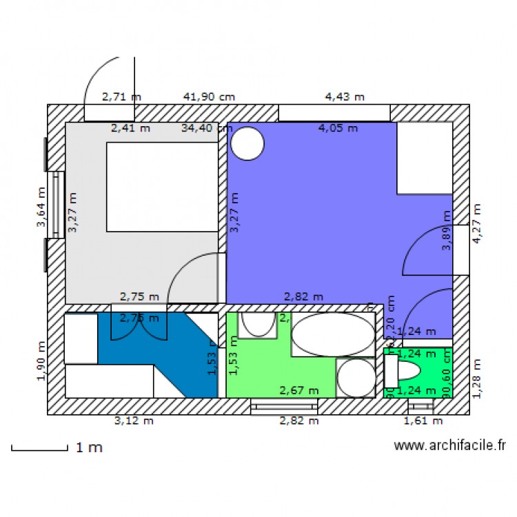 RDC pour extension Manithi. Plan de 0 pièce et 0 m2