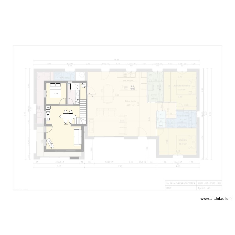 aménagement maison1. Plan de 0 pièce et 0 m2