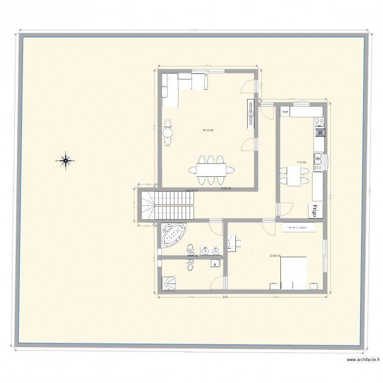 esquisse SS1. Plan de 0 pièce et 0 m2