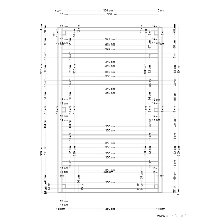 cabanon. Plan de 0 pièce et 0 m2