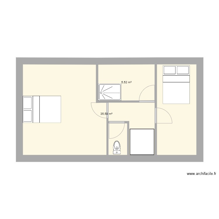 comble 2. Plan de 0 pièce et 0 m2