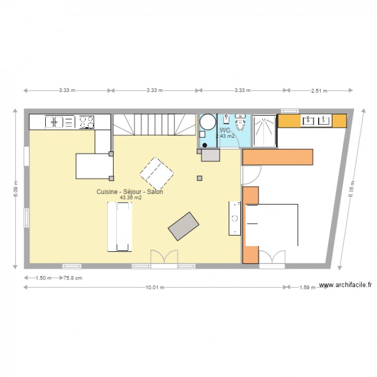 RC Apt1 11 02. Plan de 0 pièce et 0 m2