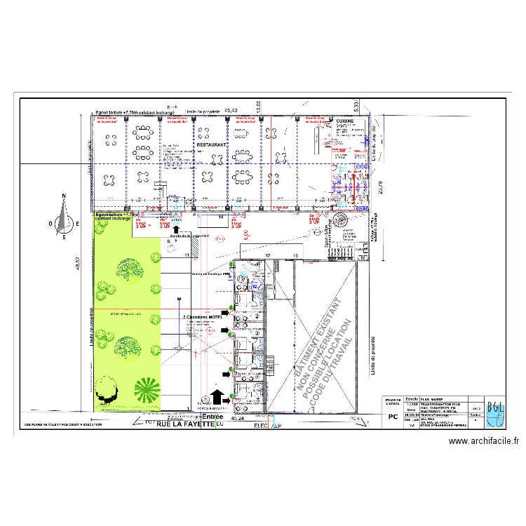 Plan 6 décembre salle des lilas. Plan de 0 pièce et 0 m2