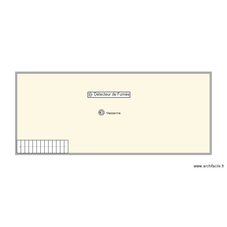 Stéphane REILHAN Domicile R+2. Plan de 1 pièce et 58 m2