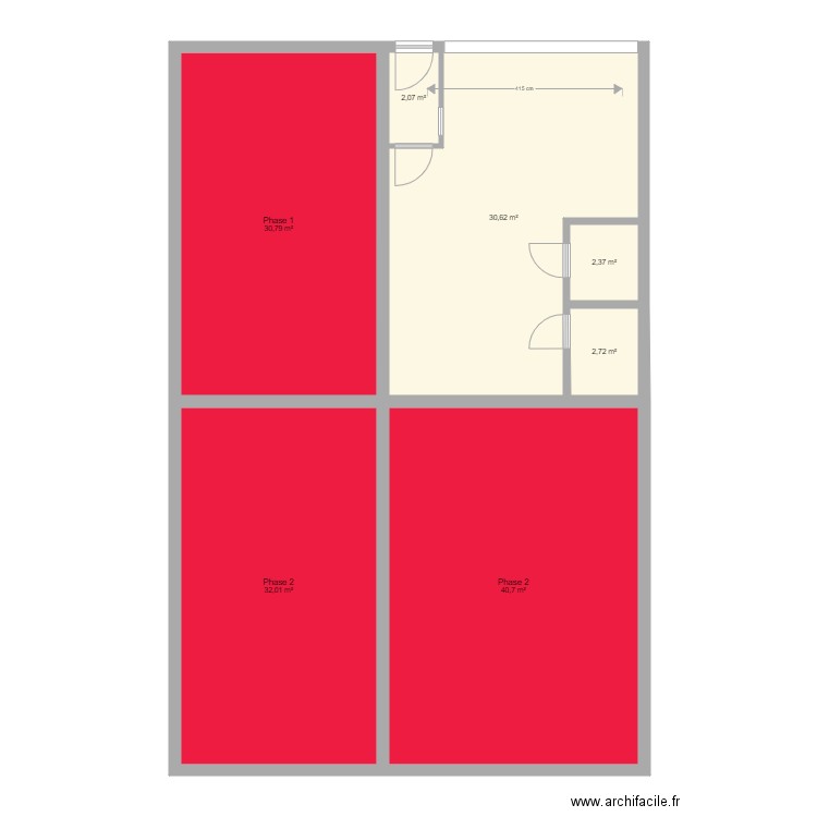 Bureaux Niton Désamiantage. Plan de 0 pièce et 0 m2