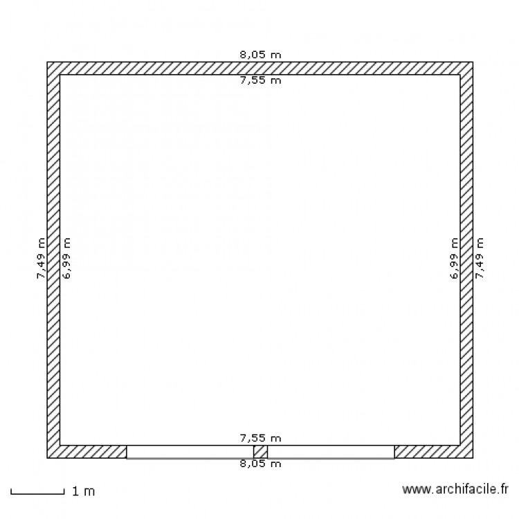 garage. Plan de 0 pièce et 0 m2