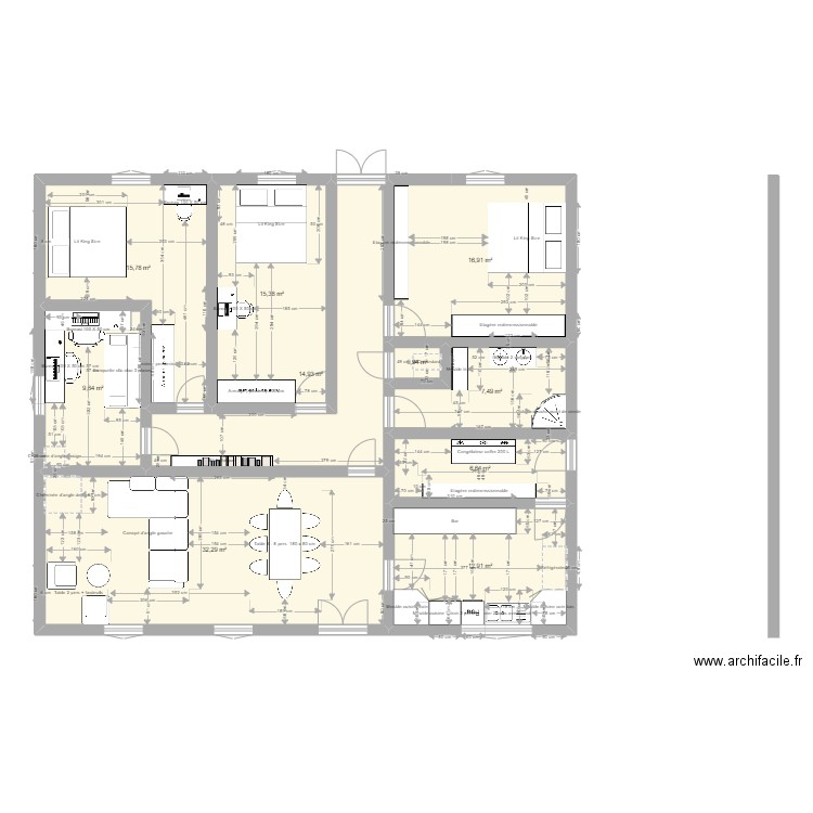 maison. Plan de 0 pièce et 0 m2