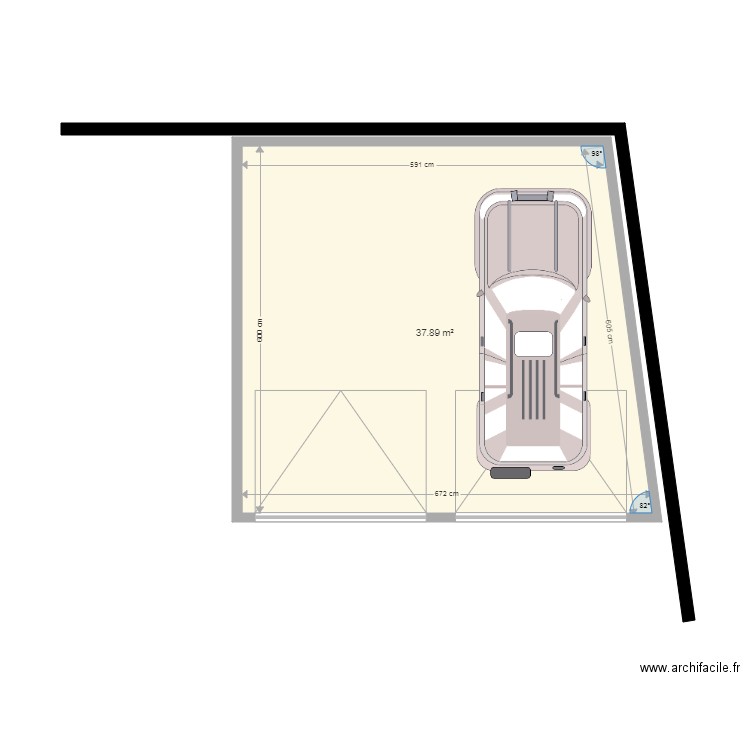 garage extérieure. Plan de 0 pièce et 0 m2