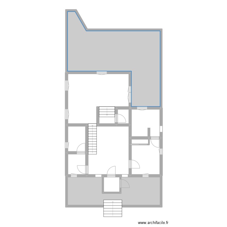 RDC BONNE. Plan de 12 pièces et 138 m2