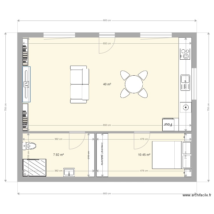 idd. Plan de 0 pièce et 0 m2