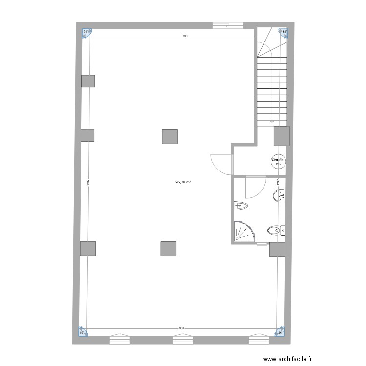 Plano obra. Plan de 0 pièce et 0 m2