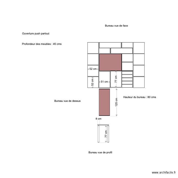 BUREAU. Plan de 0 pièce et 0 m2