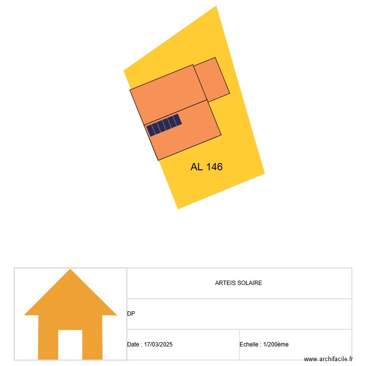 DP4 KASTEL. Plan de 1 pièce et 159 m2