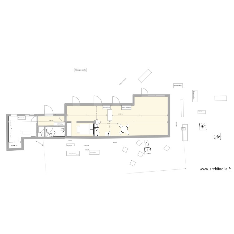 Maison Projet V4 en cours . Plan de 0 pièce et 0 m2