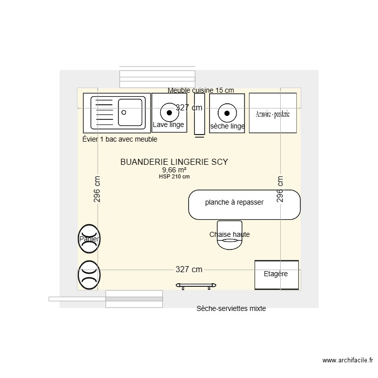 BUANDERIE SCY 2. Plan de 0 pièce et 0 m2