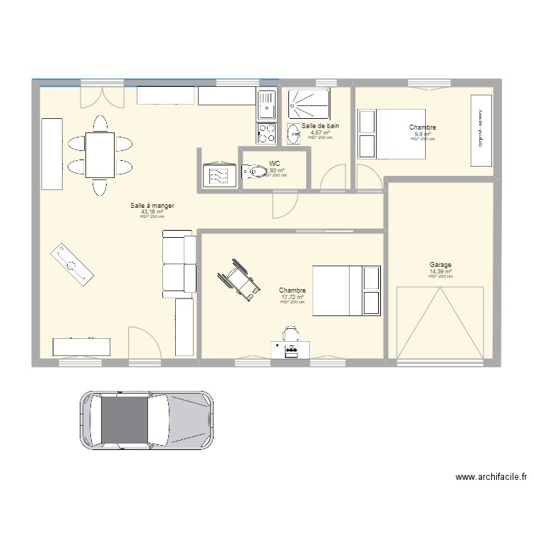 Maison Gaby V2. Plan de 0 pièce et 0 m2