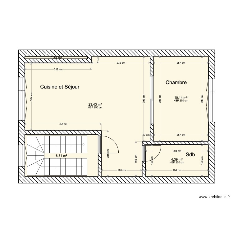 Deuxième étage Province . Plan de 0 pièce et 0 m2