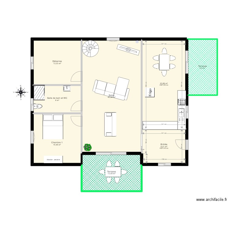 Cotting 2. Plan de 0 pièce et 0 m2