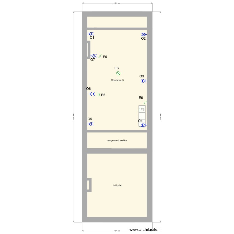 maison chatelet ELEC. Plan de 0 pièce et 0 m2