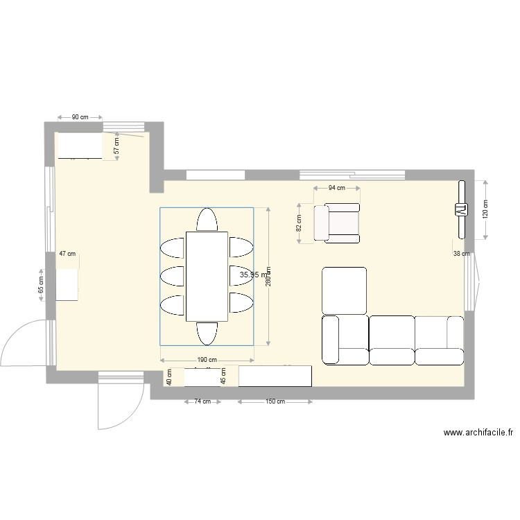 Salon 3. Plan de 0 pièce et 0 m2