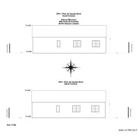 DP4 - Plan de façade Nord Onesse