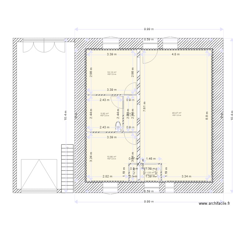 maison revel location 5. Plan de 0 pièce et 0 m2