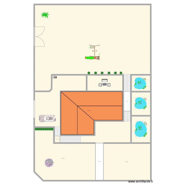 maison. Plan de 11 pièces et 1022 m2