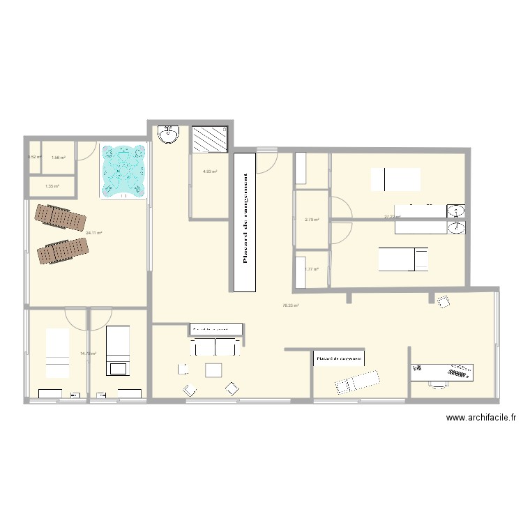 plan idriss. Plan de 0 pièce et 0 m2