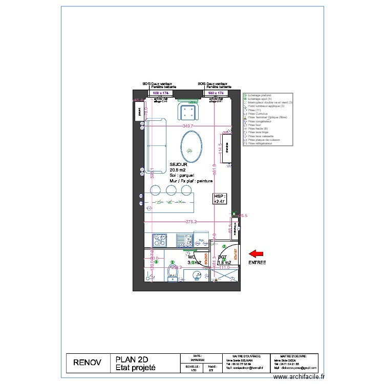 Plan électrique. Plan de 0 pièce et 0 m2