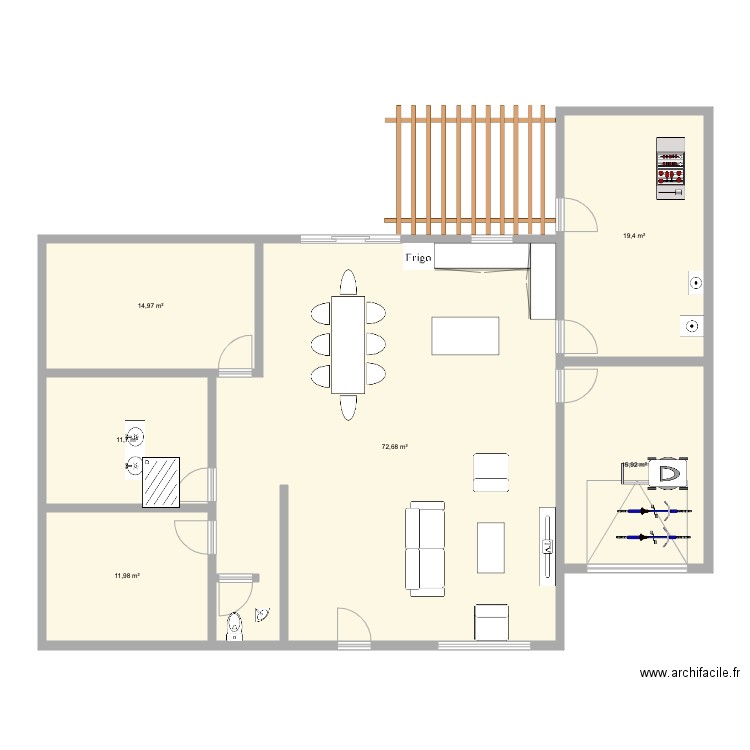 maison bréry. Plan de 0 pièce et 0 m2