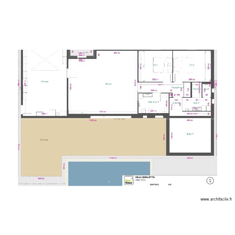 steph cote echelle. Plan de 0 pièce et 0 m2