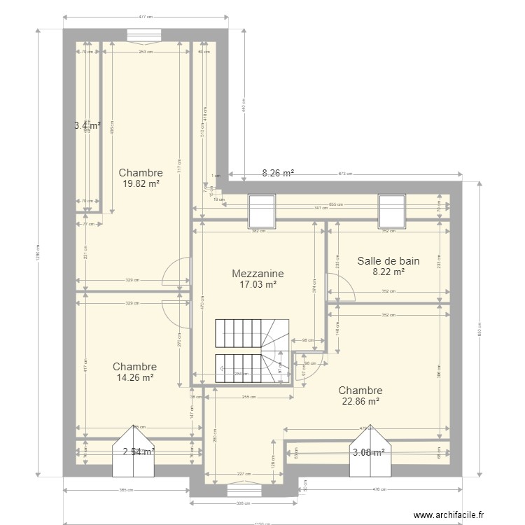 OZICINGOZ etage 1. Plan de 0 pièce et 0 m2