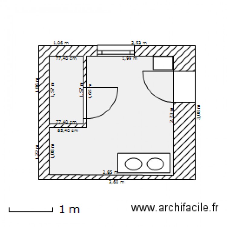 ch 7 salle de bain. Plan de 0 pièce et 0 m2