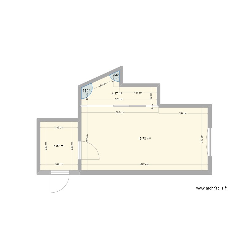 Cabinet Monségur. Plan de 0 pièce et 0 m2