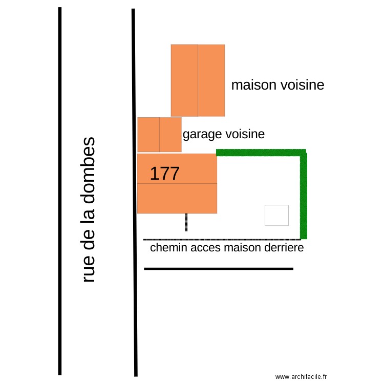 plan masse . Plan de 0 pièce et 0 m2