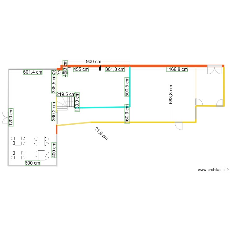 Kantin. Plan de 0 pièce et 0 m2