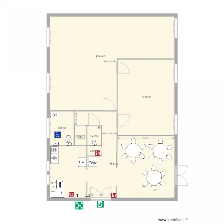 plan securite V52. Plan de 0 pièce et 0 m2