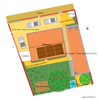 plan de masse détaillé issu cadastre