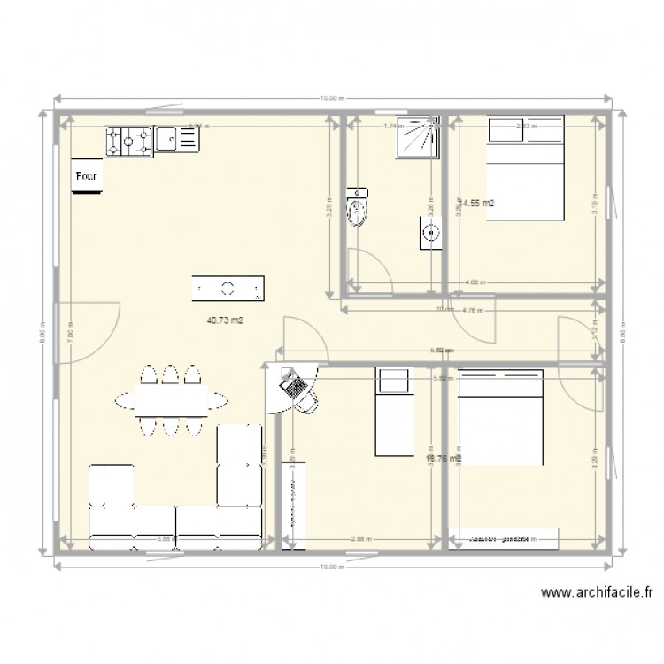 M Bennouna. Plan de 0 pièce et 0 m2