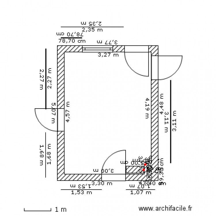 Cuisine. Plan de 0 pièce et 0 m2