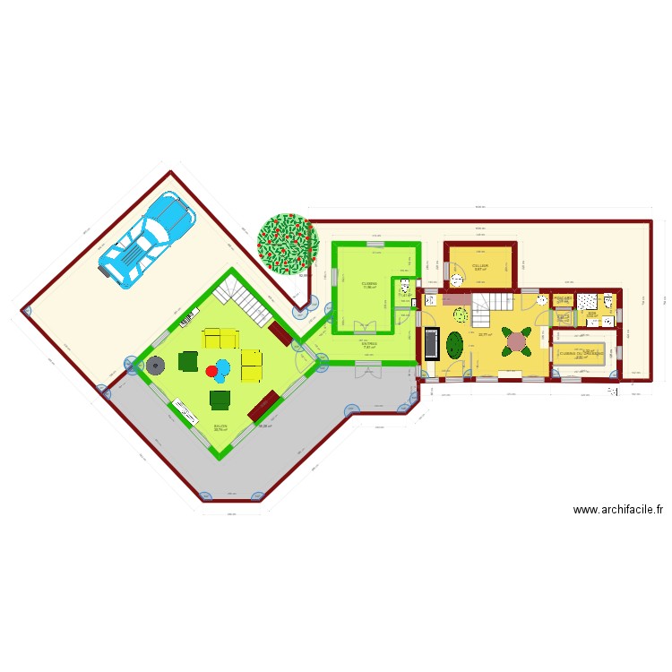 PC EXTENSION  3 58m2. Plan de 0 pièce et 0 m2