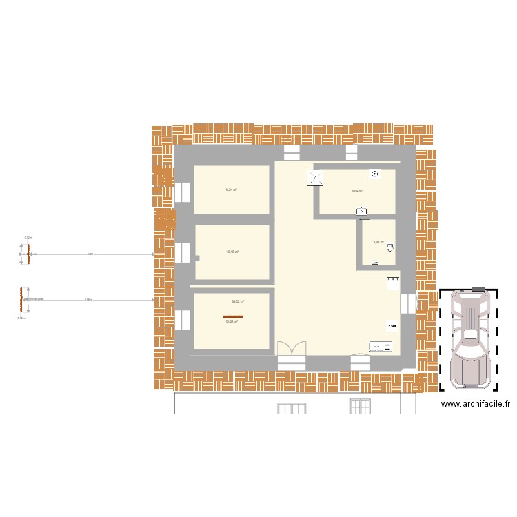 maison martinique. Plan de 0 pièce et 0 m2