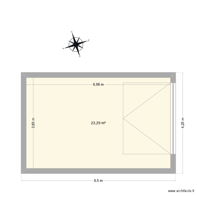 garage 983 2. Plan de 1 pièce et 23 m2