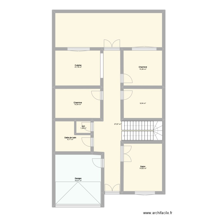 KADIPLAN. Plan de 9 pièces et 141 m2