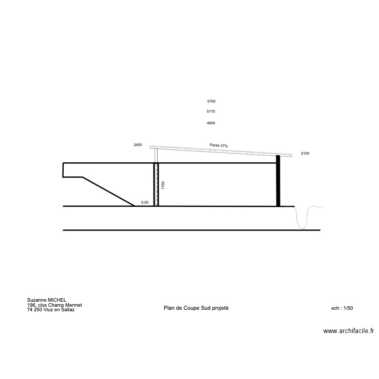 plan lorzier 3. Plan de 2 pièces et 9 m2