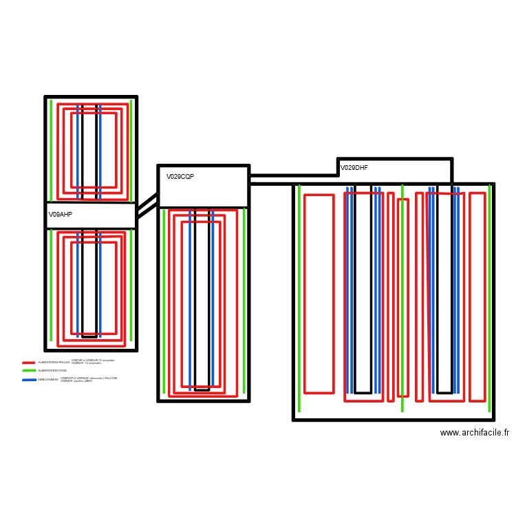 plan interieur batiment. Plan de 70 pièces et 188 m2